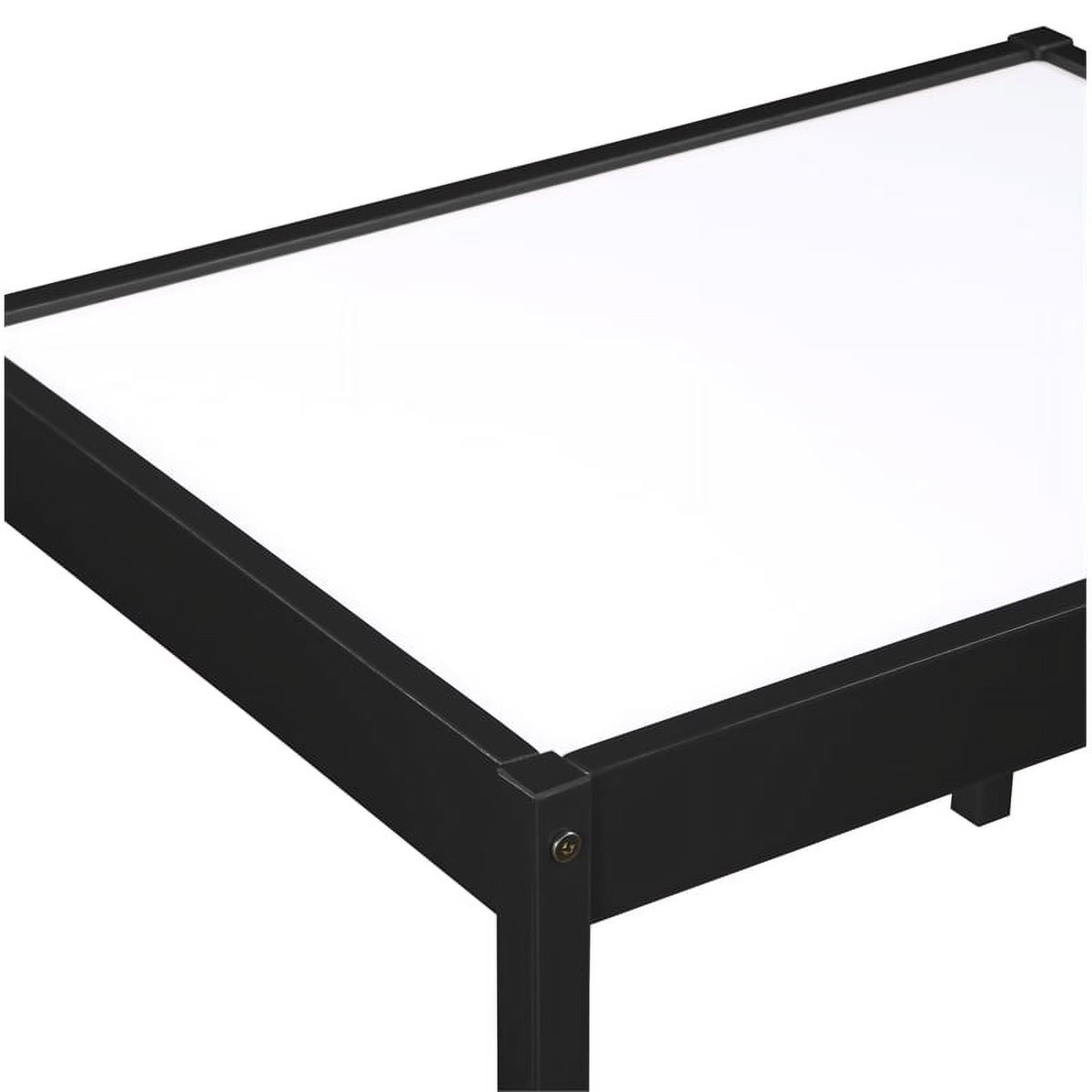Gibson Kids 3-Piece Activity Table and Chair Set, Black