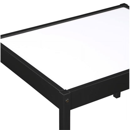 Gibson Kids 3-Piece Activity Table and Chair Set, Black