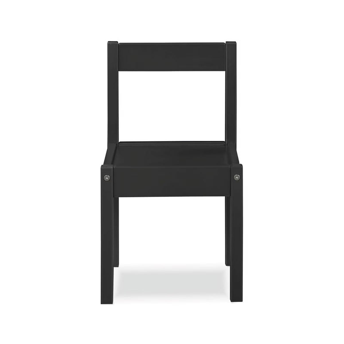 Gibson Kids 3-Piece Activity Table and Chair Set, Black