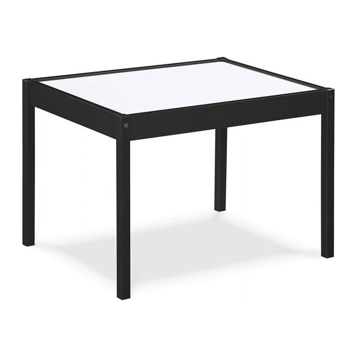 Gibson Kids 3-Piece Activity Table and Chair Set, Black