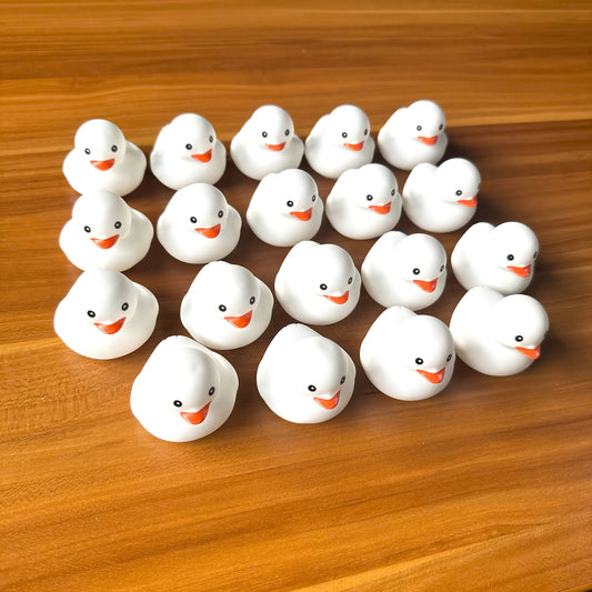 Mini Rubber Duck Bulk Bath Squeaky Rubber Duckies Cute Float Bathtub Toys for Baby Shower Birthday Party Favors Gift Beach Pool Activity Carnival Game
