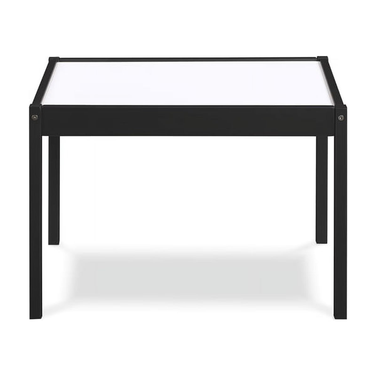 Gibson Kids 3-Piece Activity Table and Chair Set, Black
